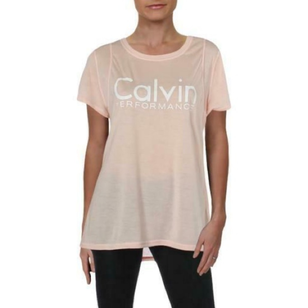 CK PERFORMANCE CREW NECK LOGO T-SHIRT